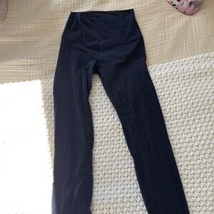 Navy blue butter soft Lululemon leggings